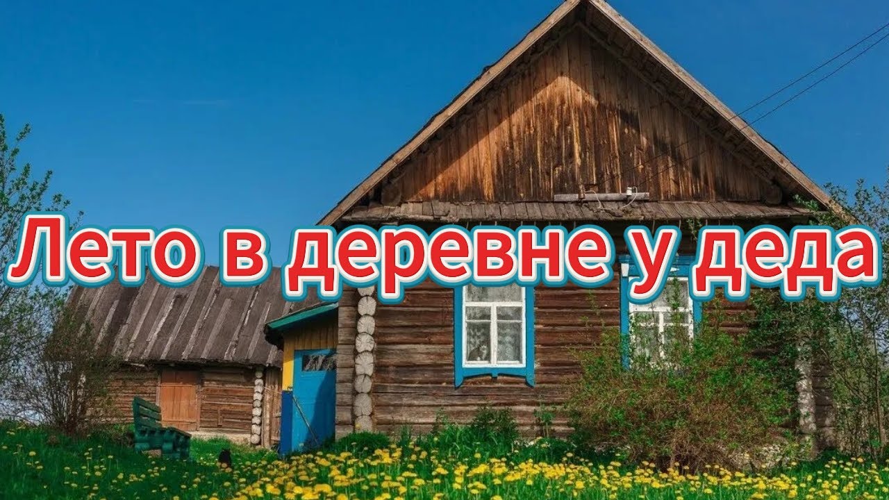 Лето в деревне у деда