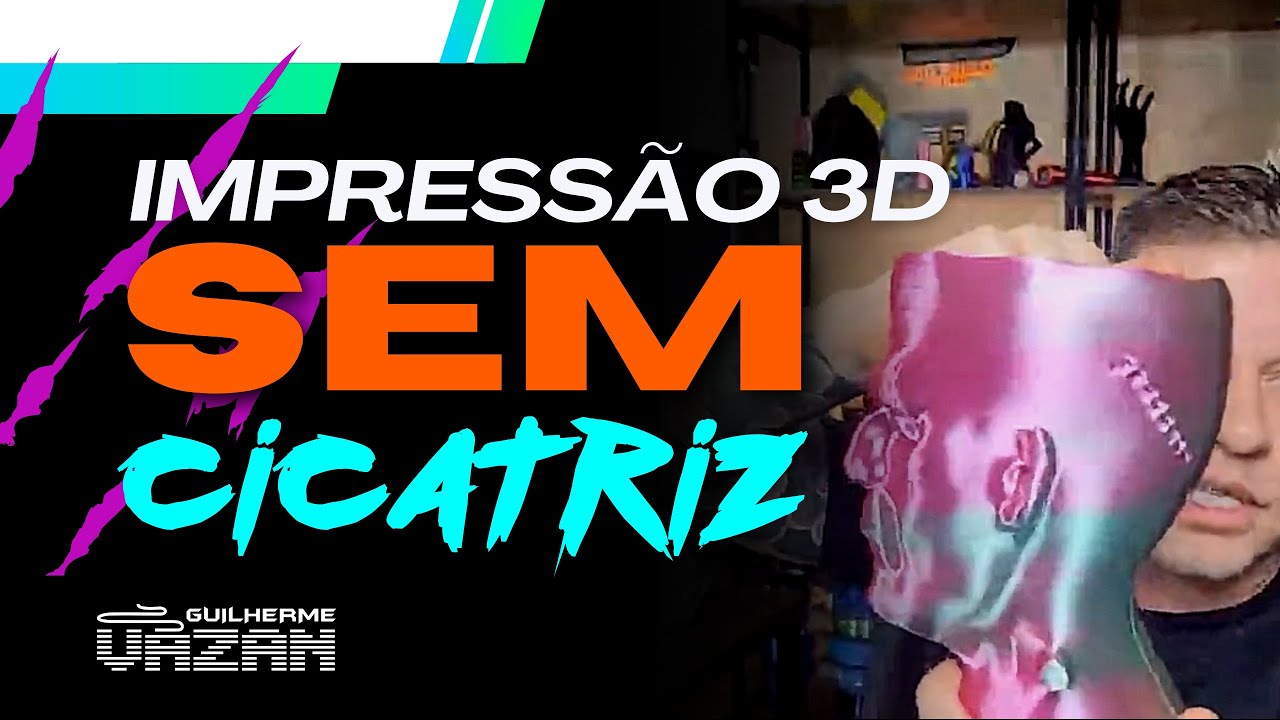 Impressão 3D SEM CICATRIZ (COSTURA) Aprenda AGORA o MODO FAIXA PRETA
