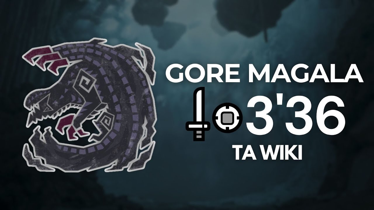 【MHWilds】Gore Magala (Arena) -  3'36 / Sword and Shield (TA Wiki - No Mantle/Palico)