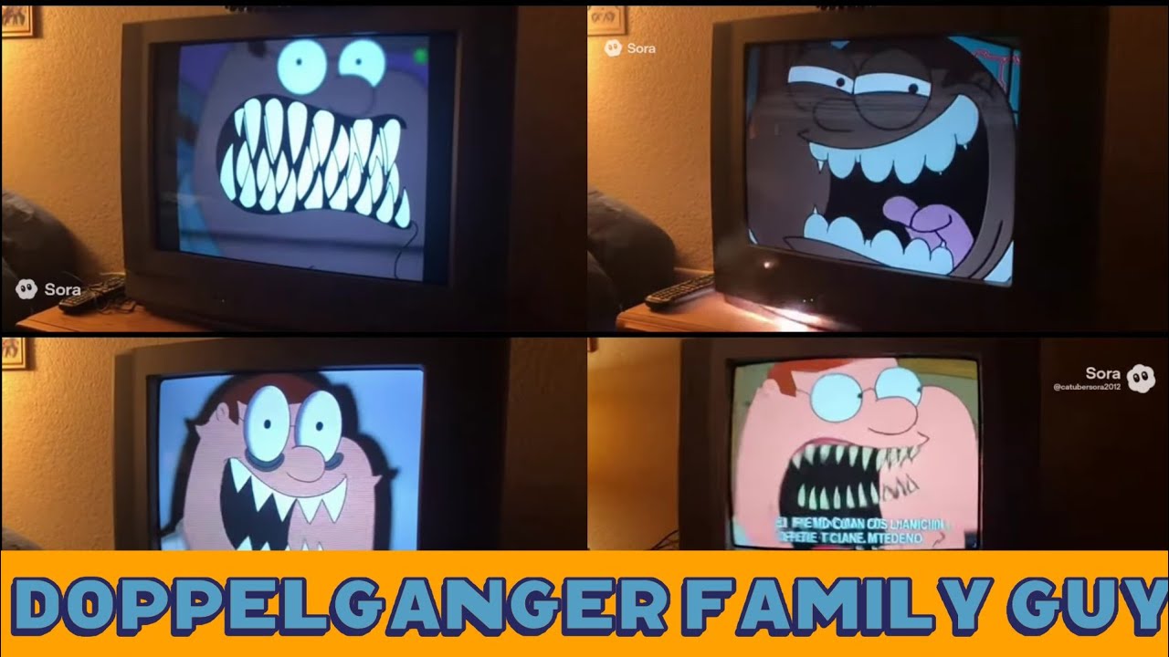 CREEPY LOST EPISODE EAS SCENARIO DOPPELGANGER WARNING SORA AI COMPILATION [FAMILY GUY EDITION]
