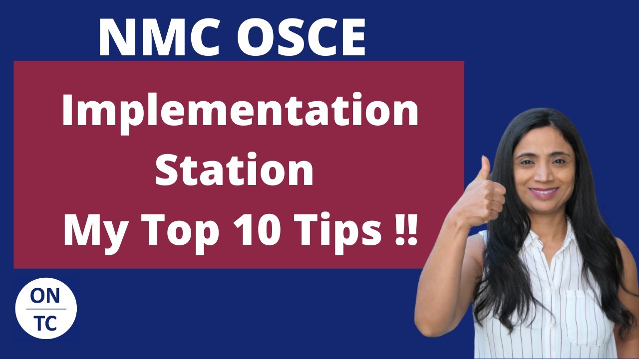 Станция внедрения NMS OSCE Мои 10 лучших советов!