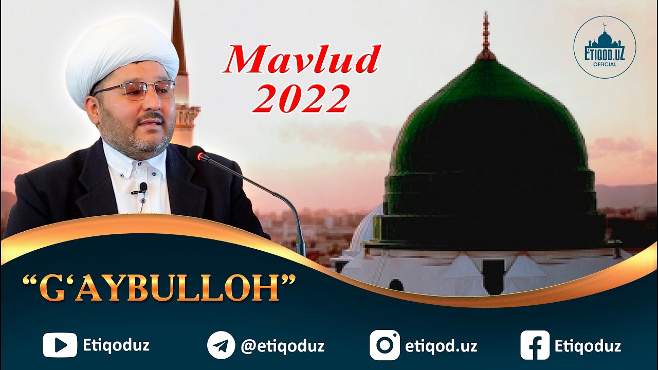 Mavlud 2022 I G'aybulloh domla I 30.09.2022