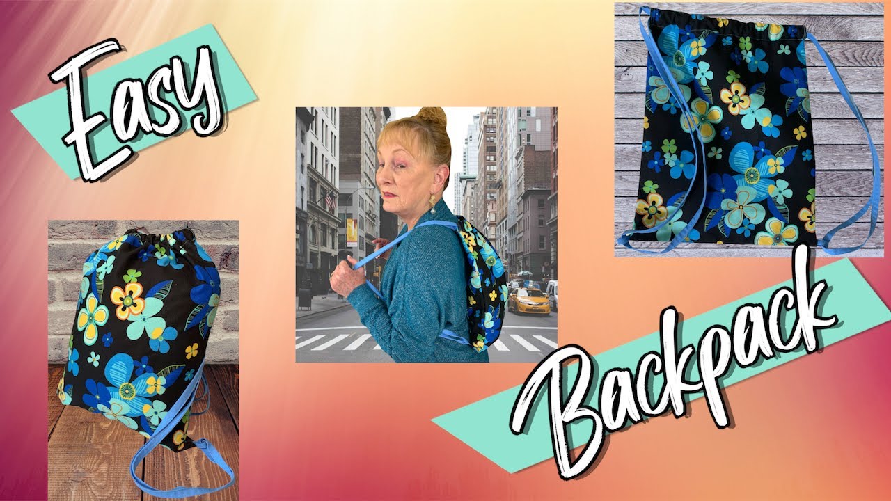 Простой урок по шитью рюкзака | The Sewing Room Channel