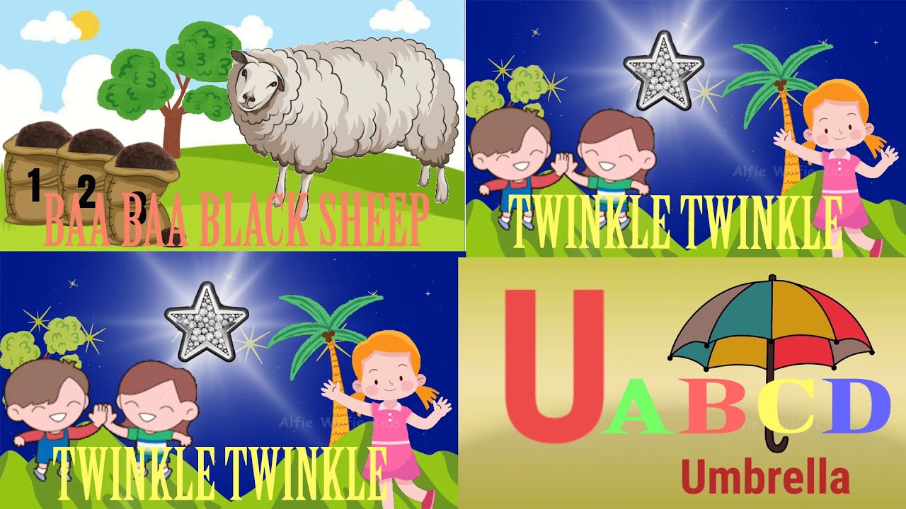 Baa Baa Black Sheep |ABCD Learning |TwinkleTwinkle Little Star