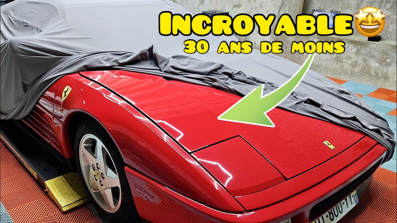 Restauration d’une Ferrari 348 TS, pose d’une céramique incroyable!😱
