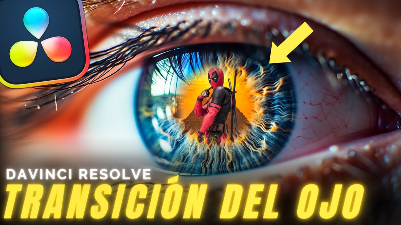 Transición ZOOM al OJO en Davinci Resolve | Tutorial