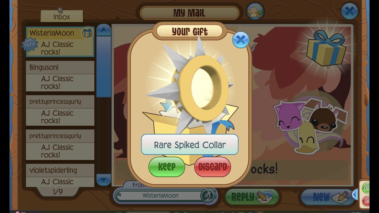 WISTERIAMOON GAVE ME A RARE SPIKE COLLAR !!  AJ Classic