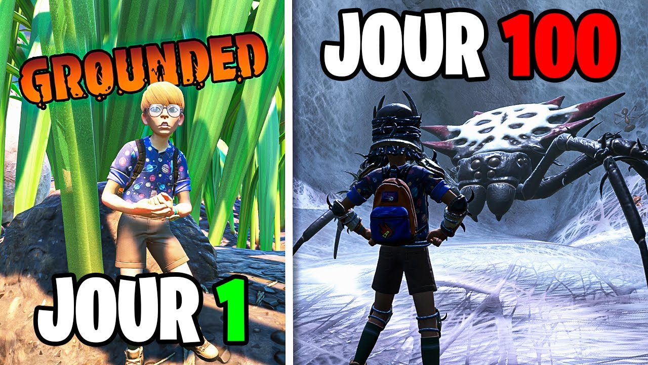 J'ai survécu 100 JOURS sur GROUNDED