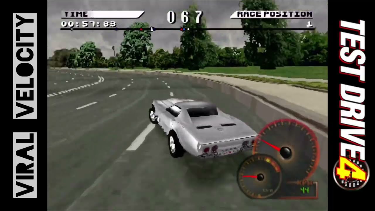 Jugando a TEST DRIVE 4 de 1997