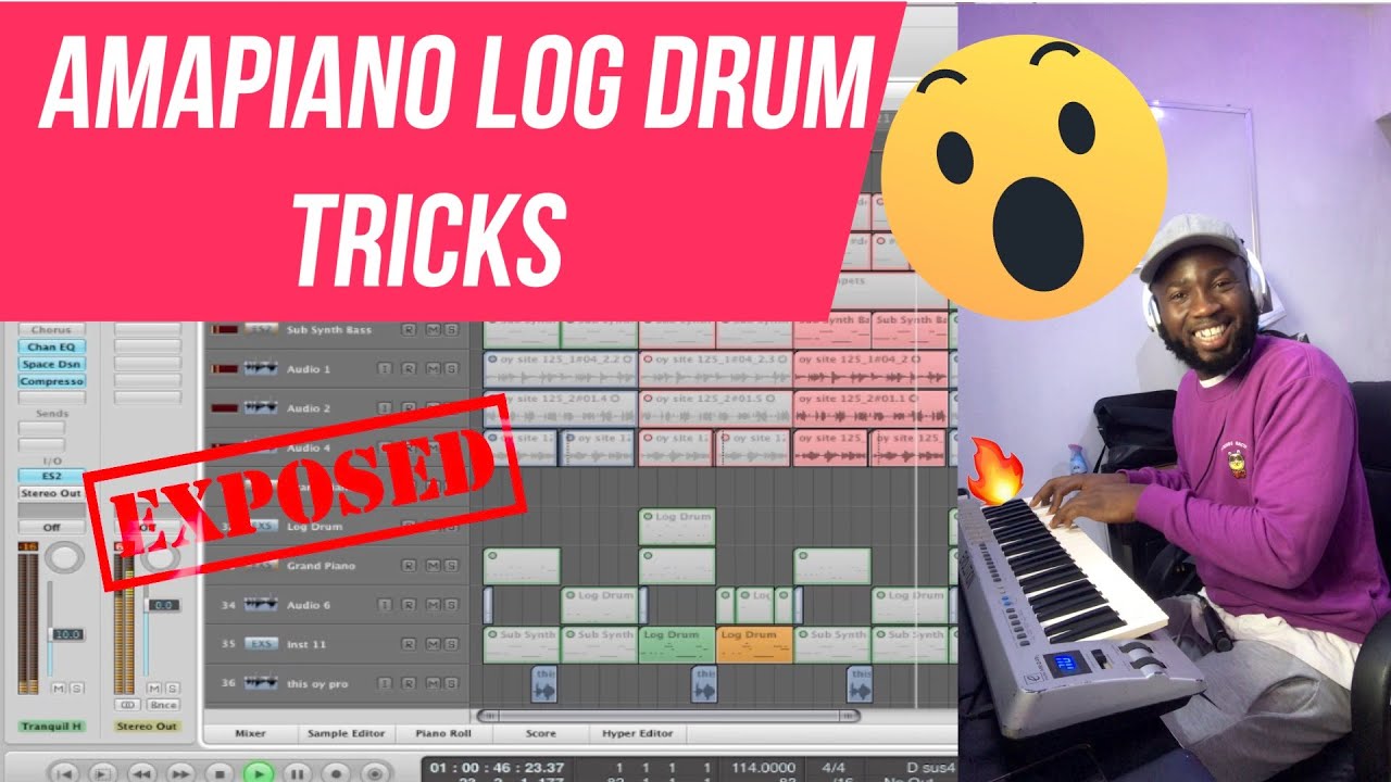 AMAPIANO LOG DRUM TRICK | HOW TO MAKE AMAPIANO BEAT | HOW TO MAKE LOG DRUMS IN AMAPIANO EASY WAY