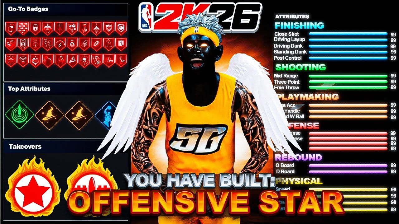 *НОВИНКА* ЛУЧШИЙ РАЗЫГИВАЮЩИЙ ЗАЩИТНИК 6'4 РОСТА в NBA 2K26! УНИВЕРСАЛЬНЫЙ РАЗЫГИВАЮЩИЙ РАЗЫГИВАЮ...