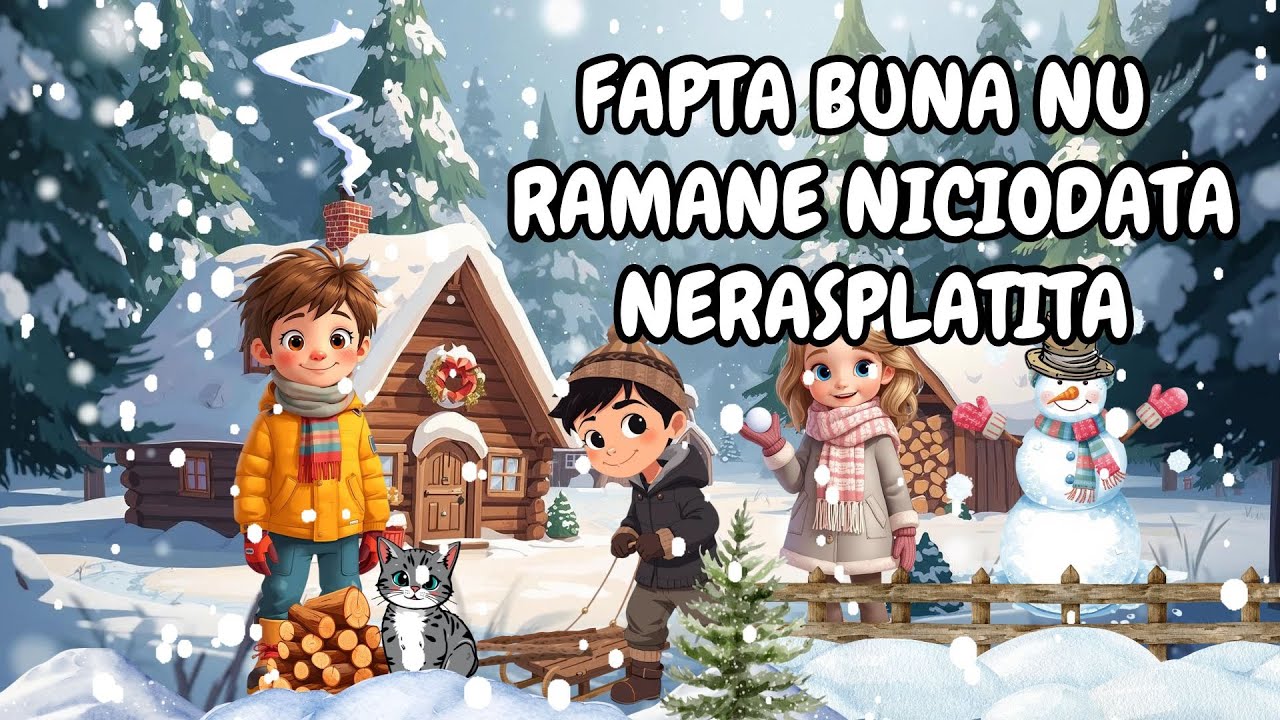 🎅 Fapta buna nu ramane niciodata nerasplatita | Povesti pentru copii de iarna | Lectii de Bunatate 🎅