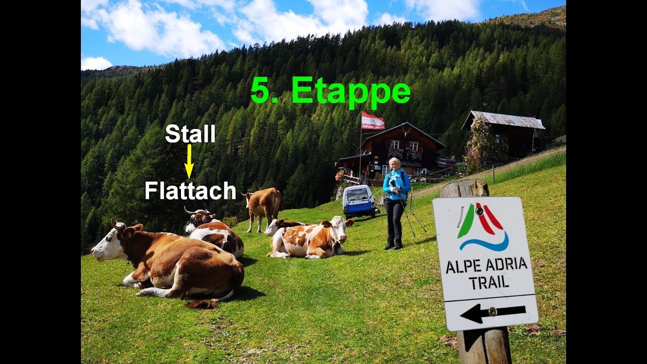 Alpe Adria Trail - Wanderung - Etappe 5 nach Flattach