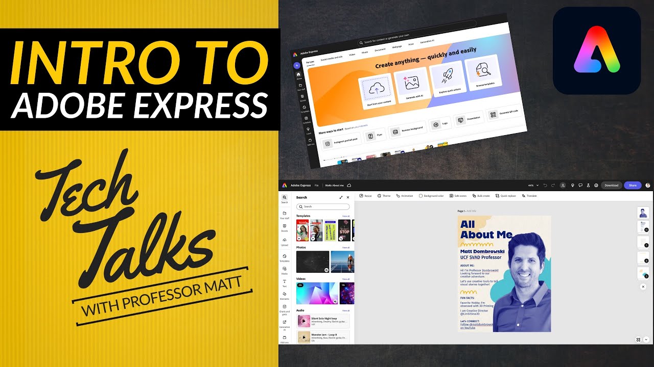 Adobe Express for Beginners: Full Overview + Remixable Template