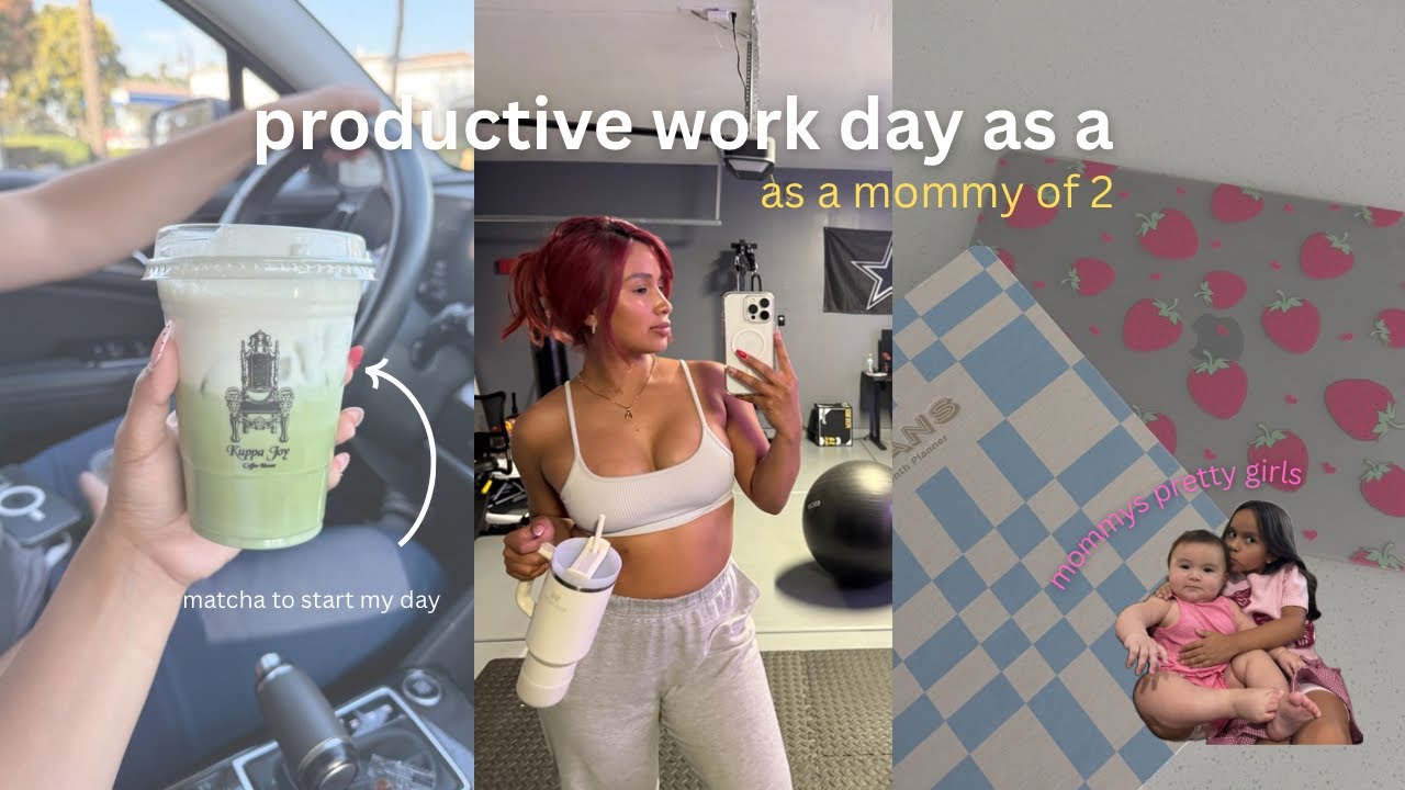 🌸 Day in the Life | 21 Year Old Mom of 2 Balancing A Work Schedule ✨