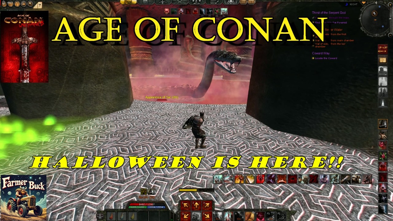 Thirst of the Serpent God! | Halloween in Age of Conan Unchained