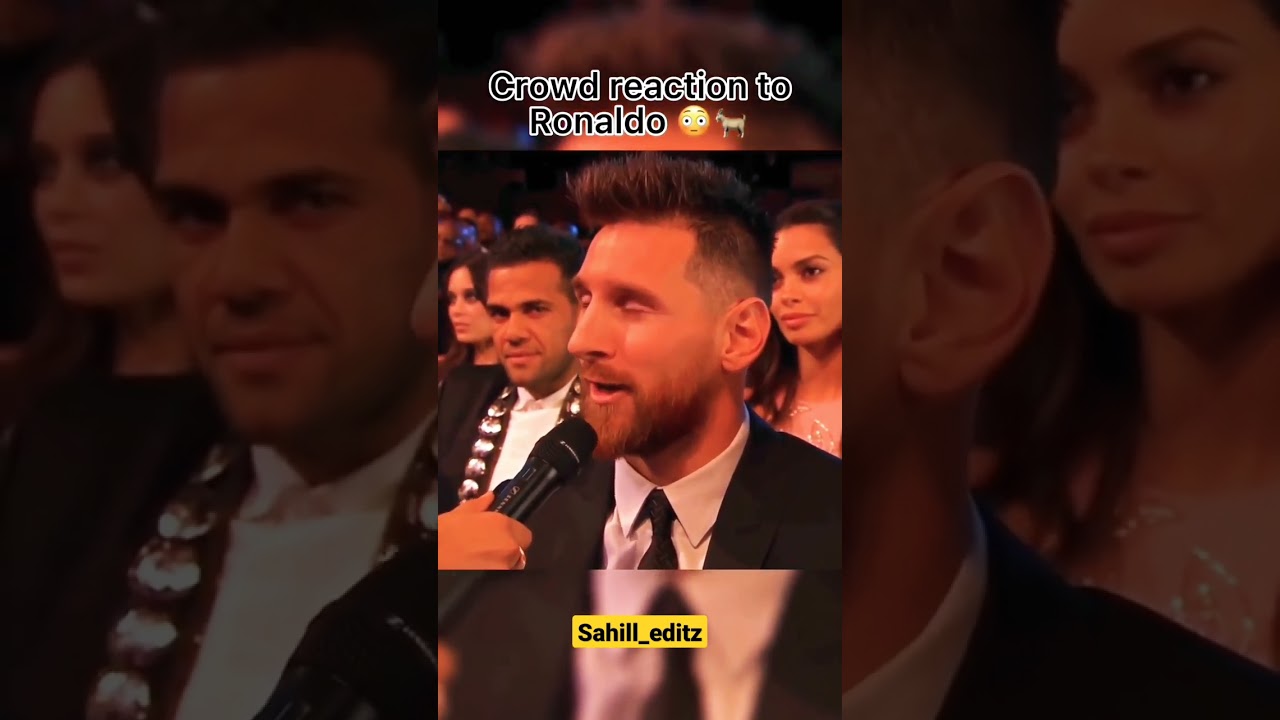 Messi ✋✋ Ronaldo ✋ craze Awards show of football #psg #fcbarcelona #neymar