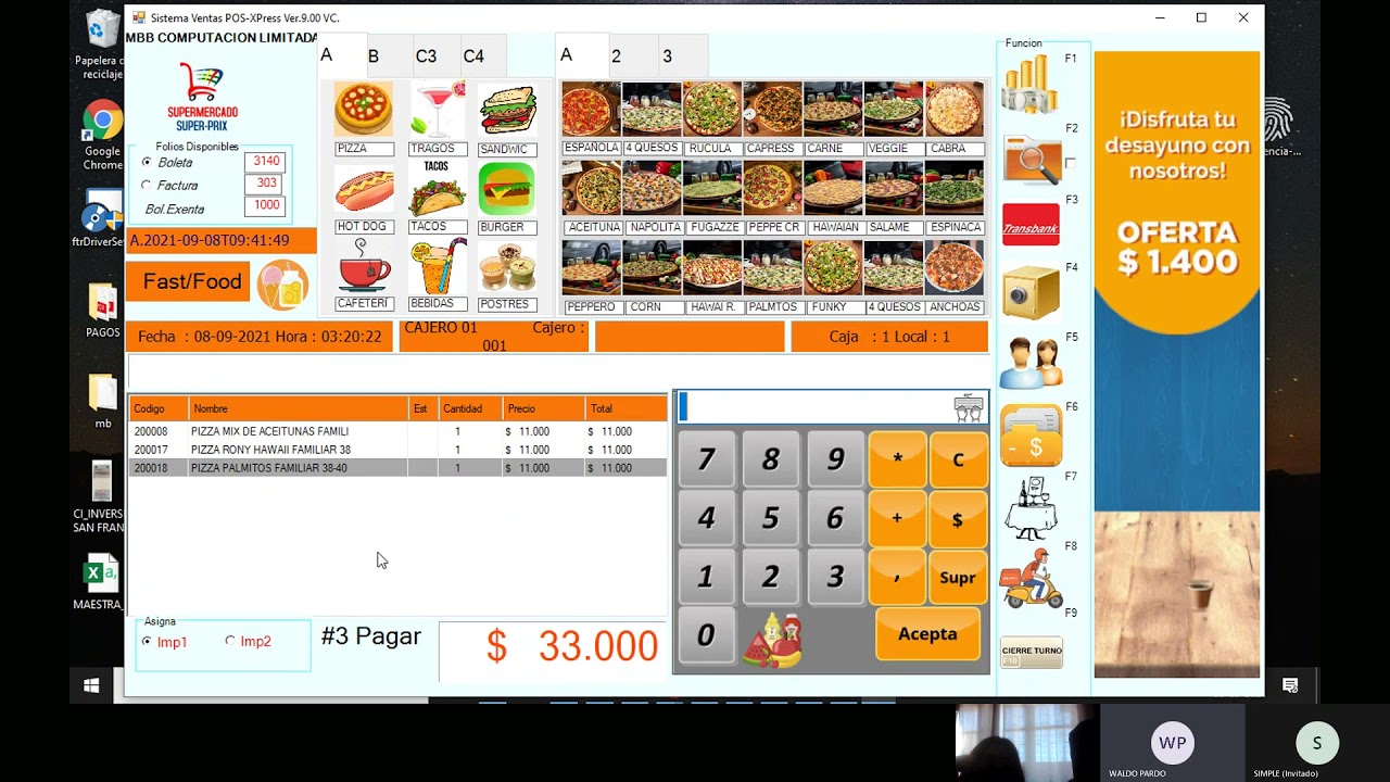 CAPACITACIÓN GESTIÓN 2  REST POS XPRESS  RESTAURANT