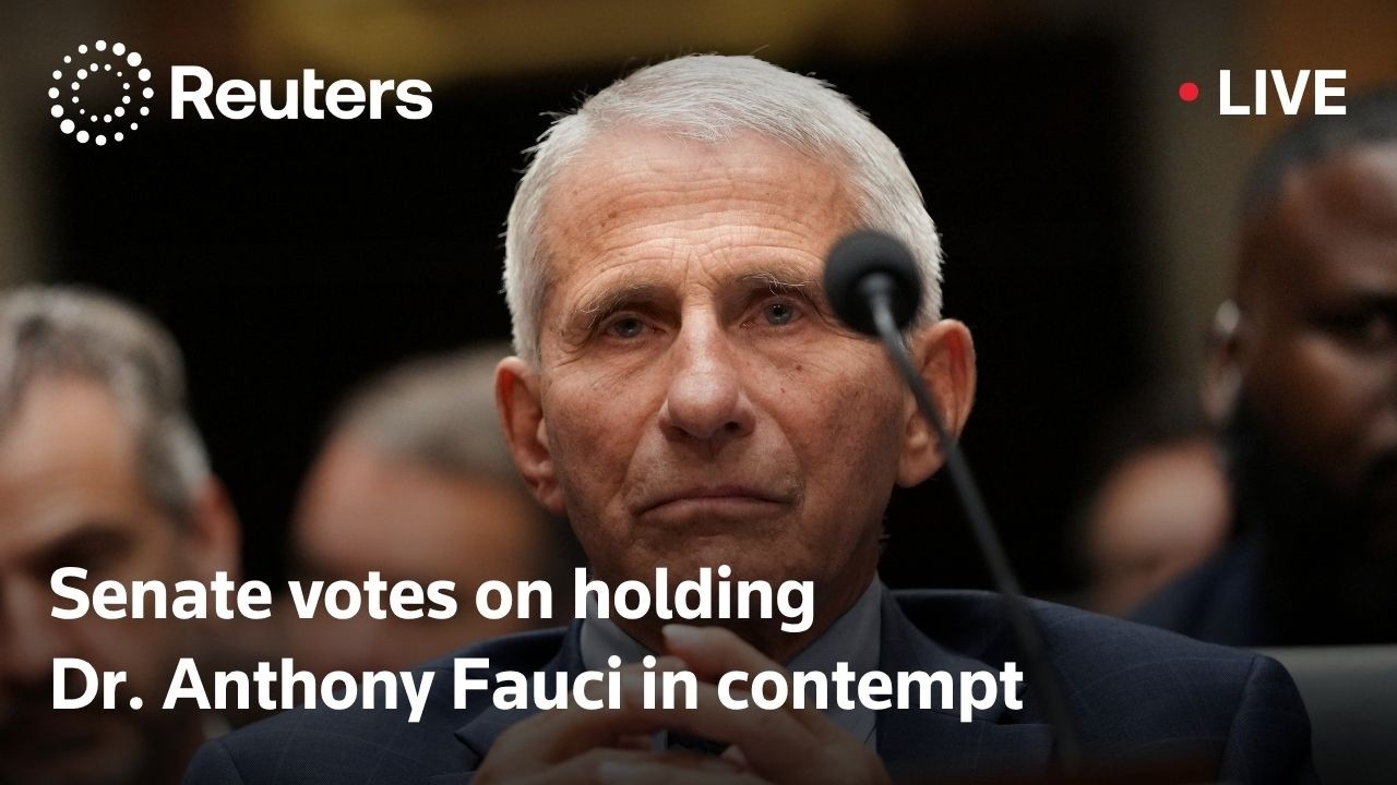 LIVE: Senate votes on holding Dr. Fauci in contempt
