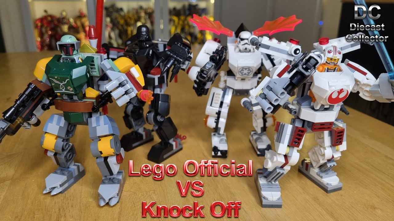 Официальная версия Lego Star War против китайской копии с Ali Express и Temu