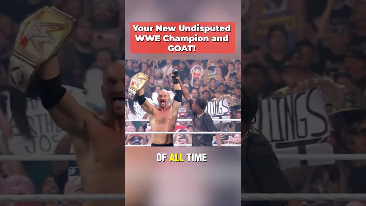 Your New Undisputed WWE Champion and GOAT... GILLBERG! #wwe #wrestlemania #champ #parody
