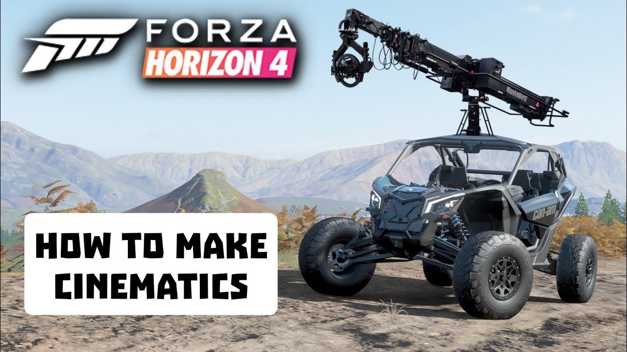 How to Make Great Quality Cimematics - Forza Horizon 4!!!!