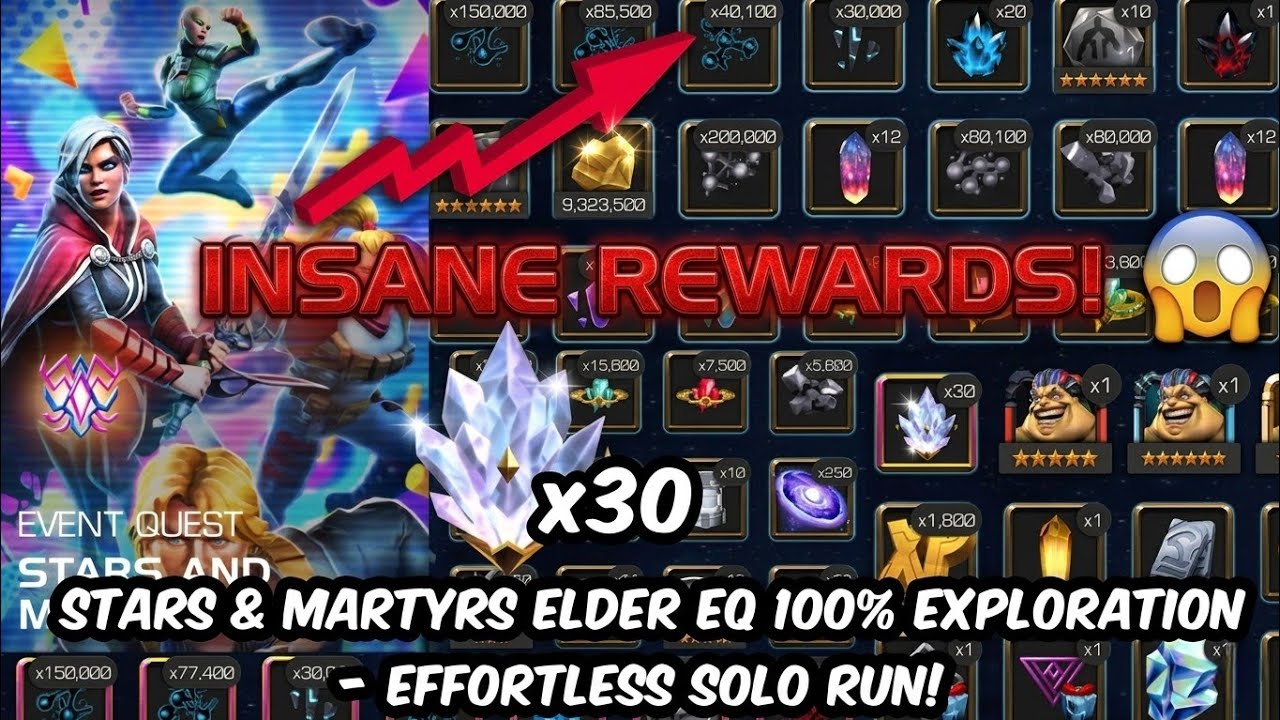 Stars & Martyrs Elder EQ 100% Exploration - Effortless Solos | Insane Rewards 60+% T5A 30 EGC 🔥🔥🔥
