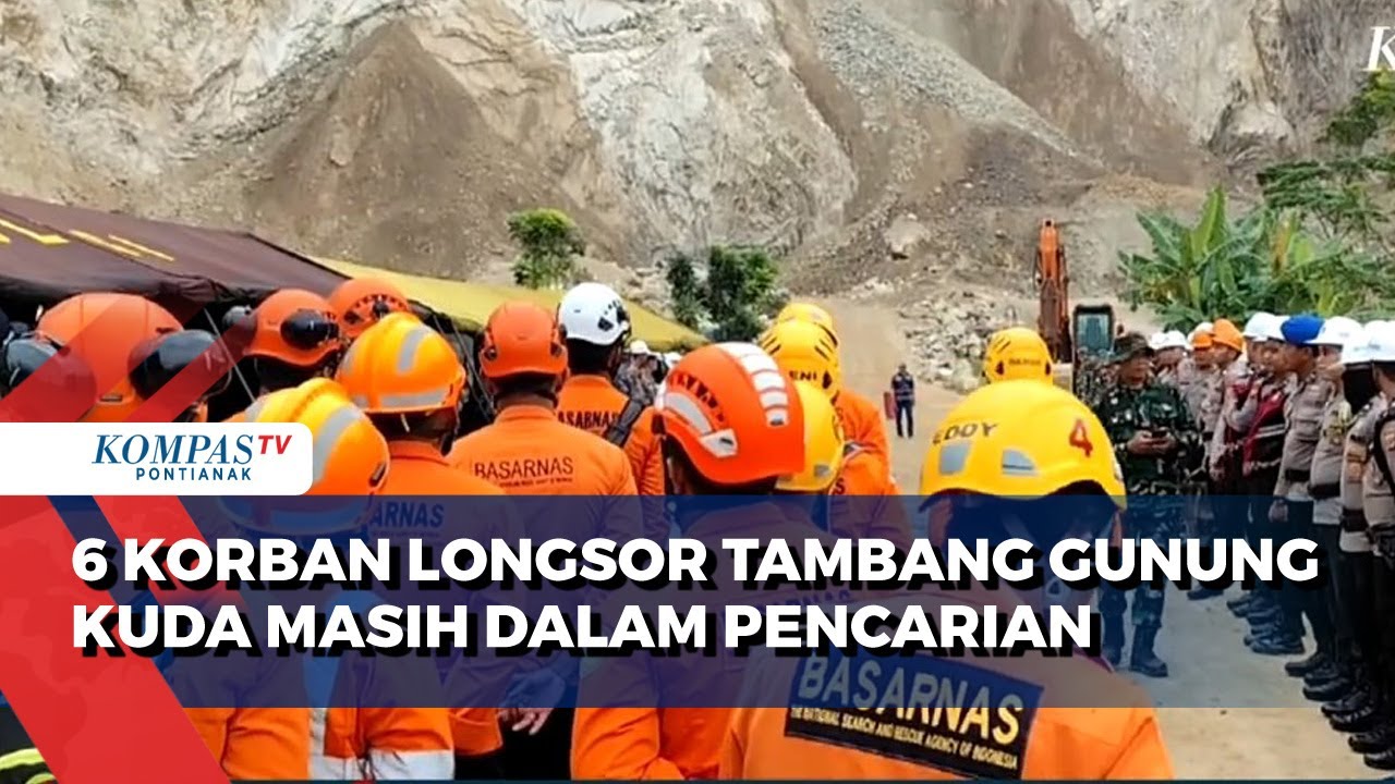 Tim Gabungan Masih Mencari 6 Korban Hilang Masih Dalam Musibah Longsor Tambang Gunung Kuda