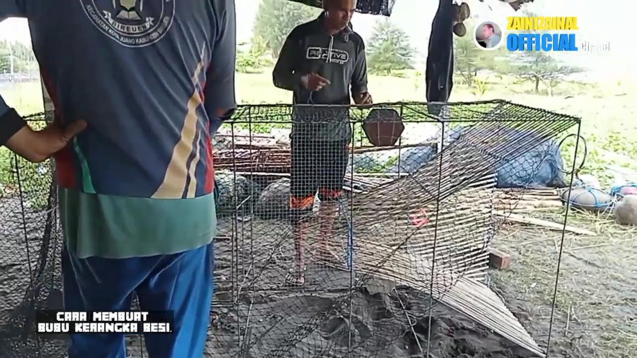 CARA MEMBUAT BUBU KERANGKA BESI.