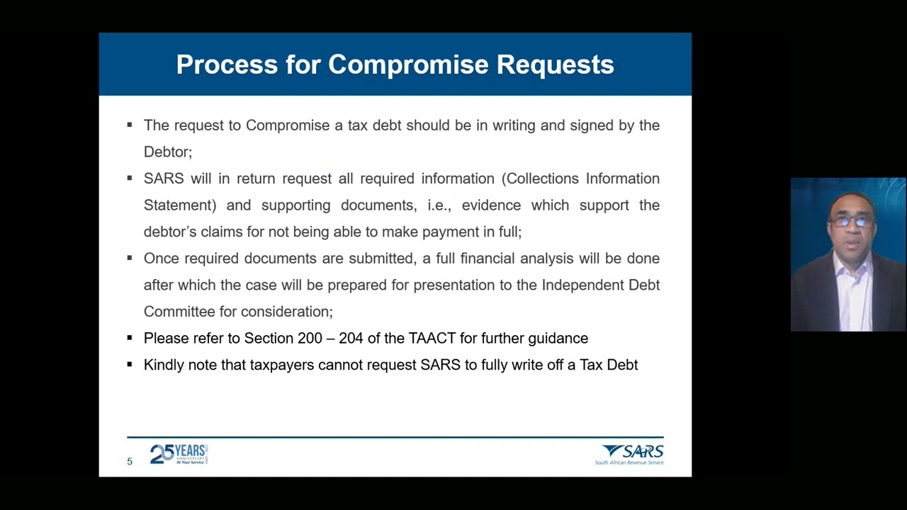 SARS Readiness Programme - Module 8.1 - Debt Management
