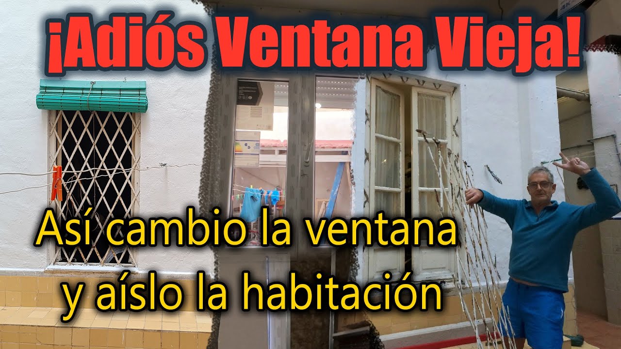 💥 ¡Adiós ruido y olores! Nueva ventana + pladur 💪