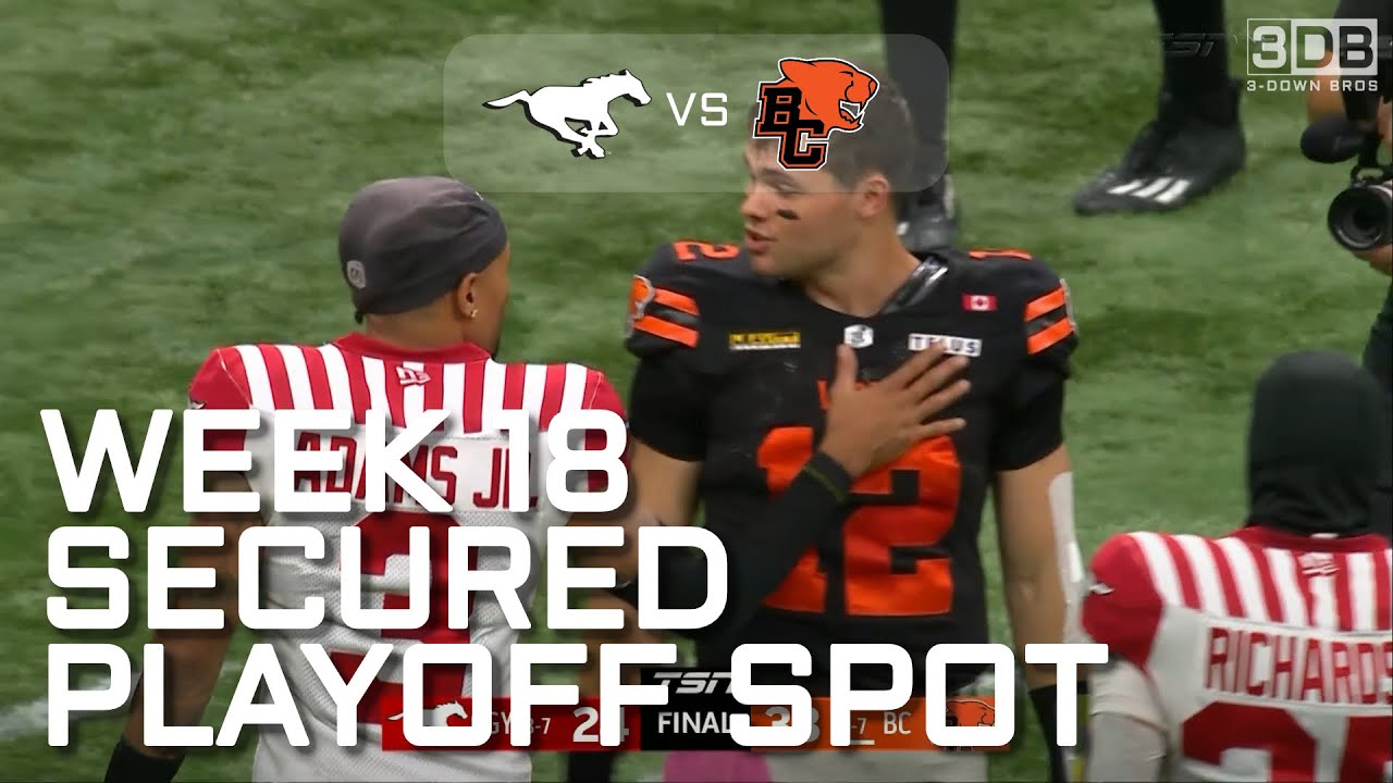 Week 18 CGY at BC, Thoughts and Analysis (S03E20)