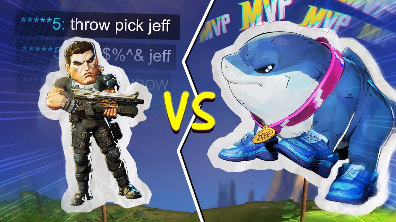 Carrying a THROWING Teammate while SOLO HEALING as Jeff - Marvel Rivals