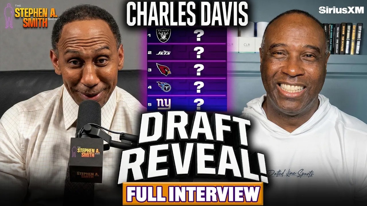 Stephen A. STUNNED by Mock Draft! Charles Davis Sounds the Alarm!
