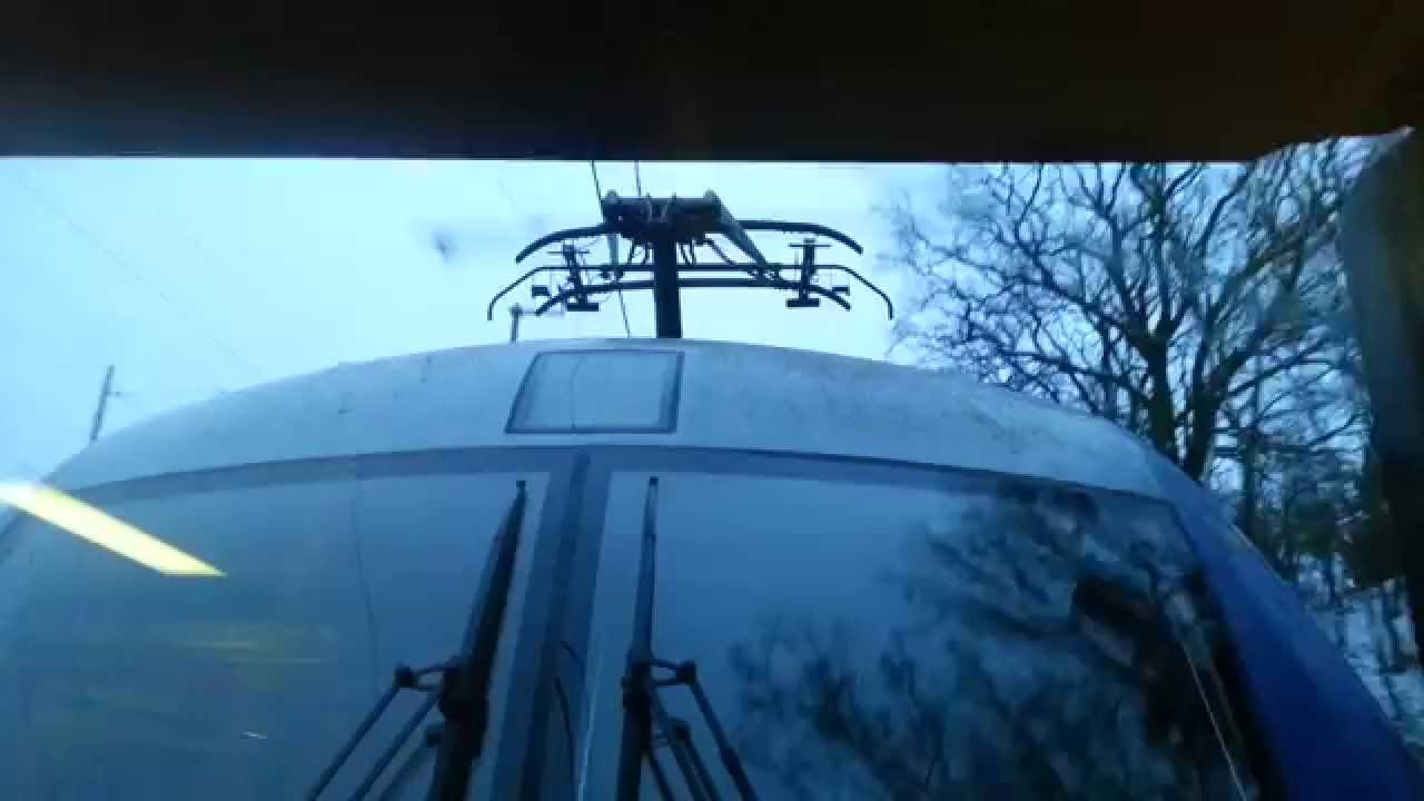 EuroCity 41 - Stromwechsel von 15000V~ auf 3000V= (Grenzfahrt D-PL)[1080p-HD]