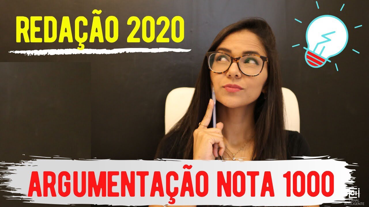 Aula de ARGUMENTAÇÃO na prática + parágrafo pronto #redação