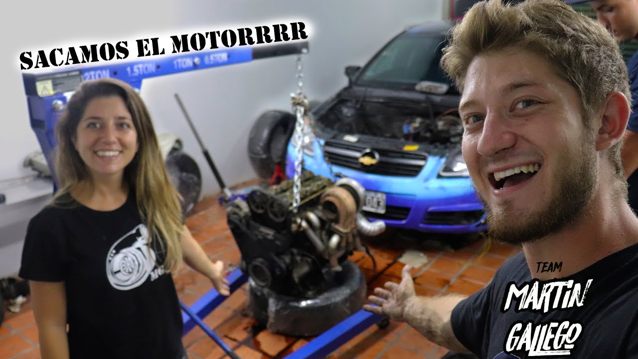 SACANDO EL MOTOR DEL VECTRA!!!