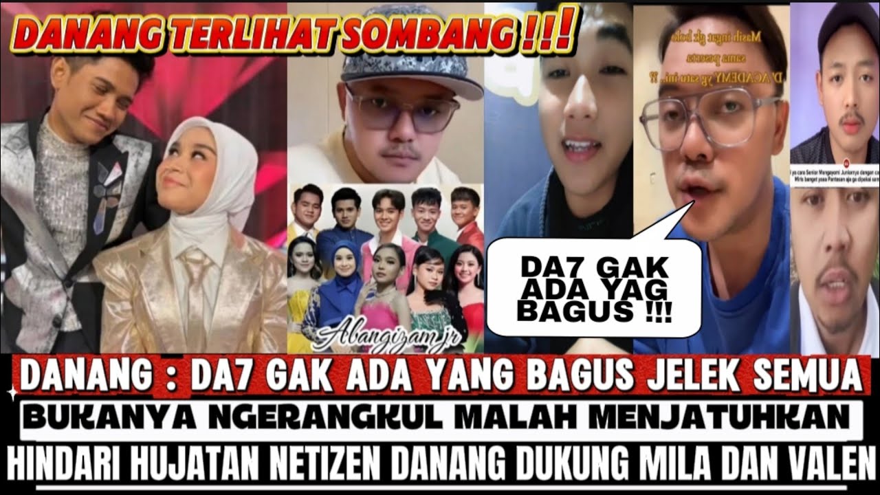 MENGHINDAR DARI HUJATAN NETIZEN !!! DANANG MENDUKUNG MILA & VALEN (MILEN).