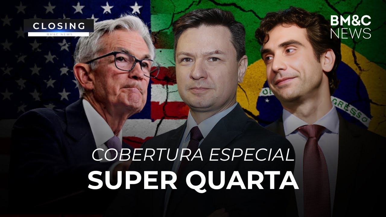 🛑 CLOSING: SUPER QUARTA: SEM UNANIMIDADE, FED MANTÉM JUROS ESTÁVEIS | 28/01/2025
