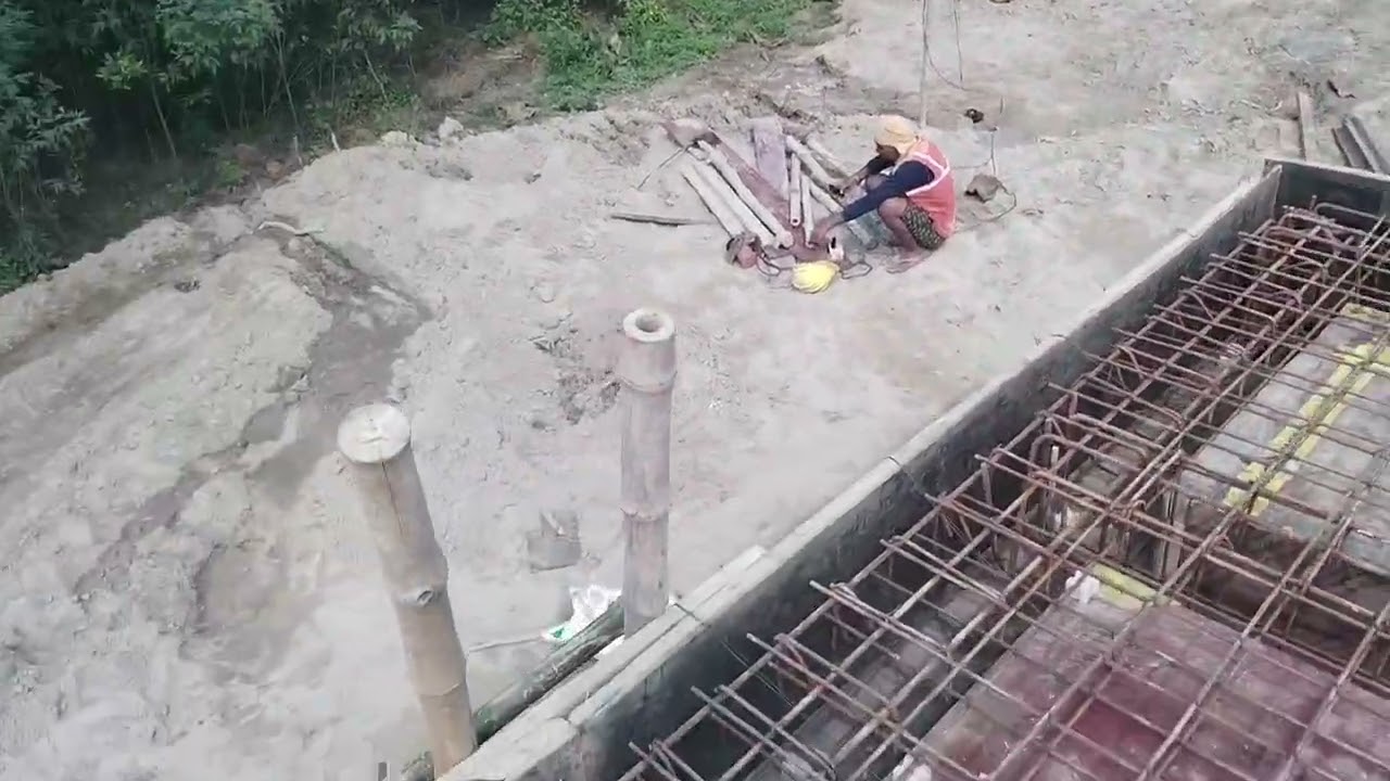 How to do C3 casting? Indus towers Project! #industowers #construction #tower #trending 