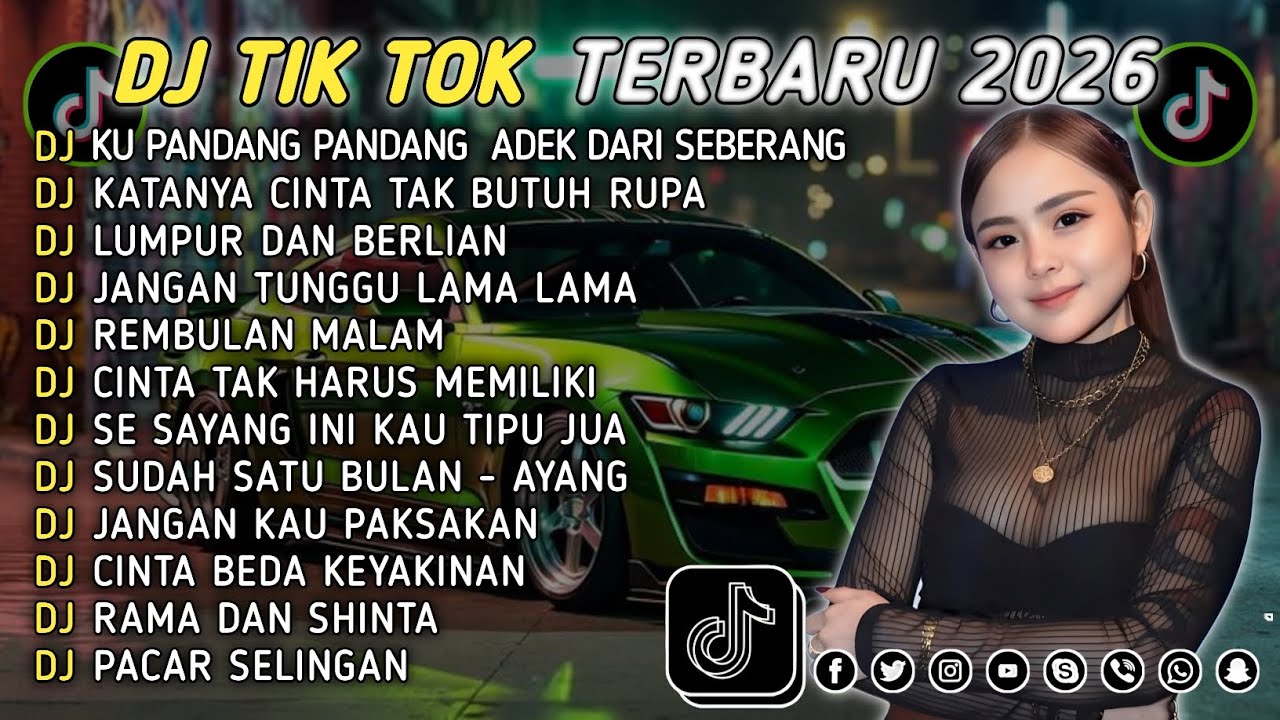 DJ TIKTOK TERBARU 2026 || DJ CINTA DARI SEBERANG 🎵 DJ KATANYA CINTA TAK BUTUH RUPA 🎵 FULL ALBUM❗❗