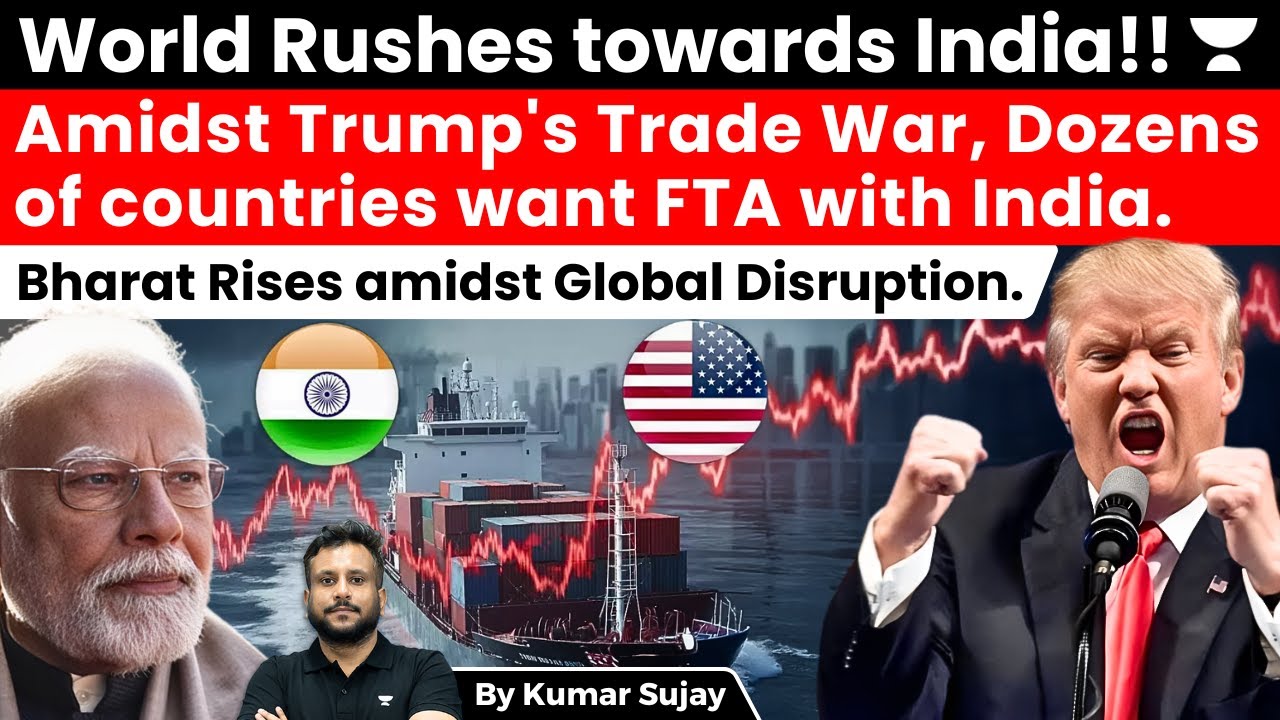 EU, Chile, Japan, Korea and many other rushes to India amidst Trump's Tariff Aggression