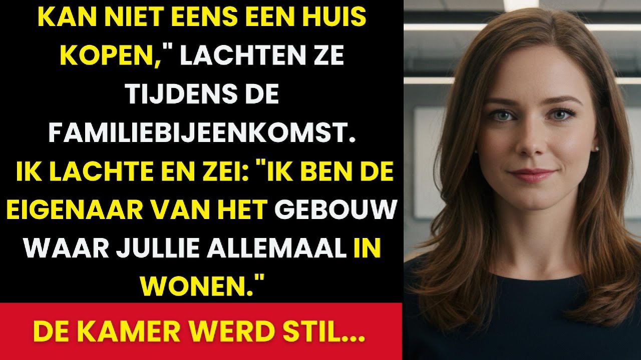 Ze Noemden Me “Arm” Op De Familiebijeenkomst–Maar Mijn Vastgoedcontract Schokte Iedereen|waargebeurd