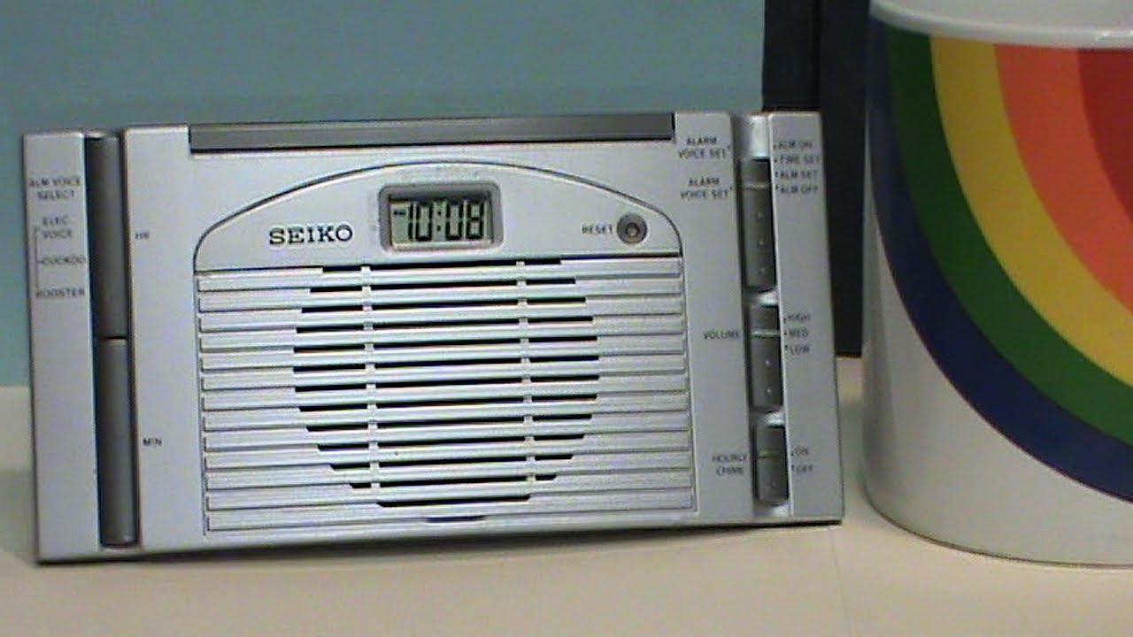 Seiko Time Talker annoying talking alarm clock