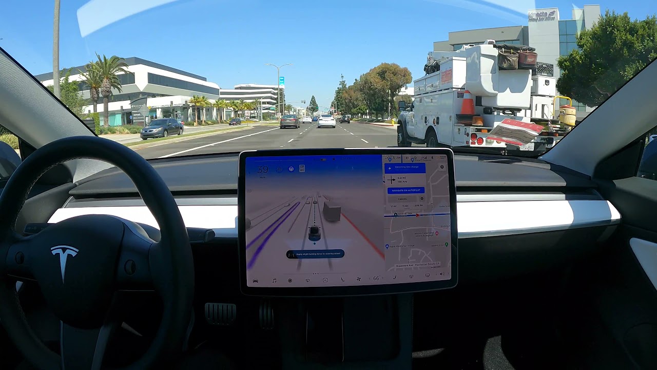 Heading to Costco on FSD Beta 9.1