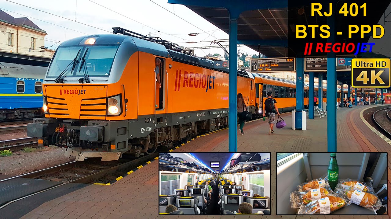 TRAIN EXPERIENCE | Bratislava - Poprad/Tatry | REGIOJET Intercity