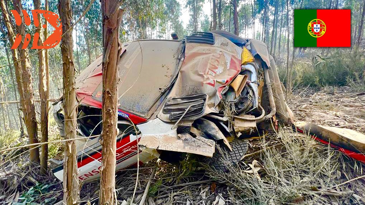 Evans Crashes Out - WRC Rally Portugal 2023