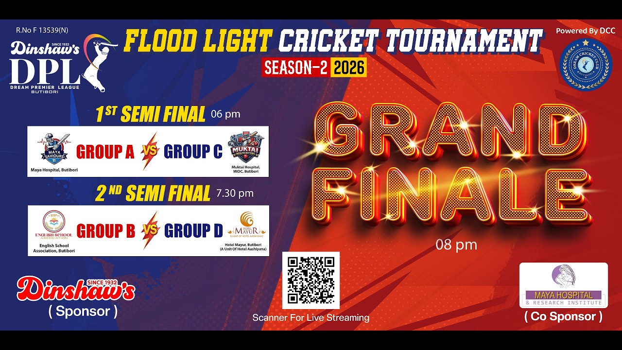 DINSHAW's DPL 2026 | FINAL DAY | SEASON 2 | BUTIBORI, NAGPUR