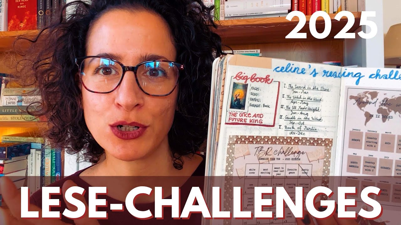LESE-CHALLENGES für 2025 📚 Spielerisch Mehr Lesen - Mach mit! 🤗