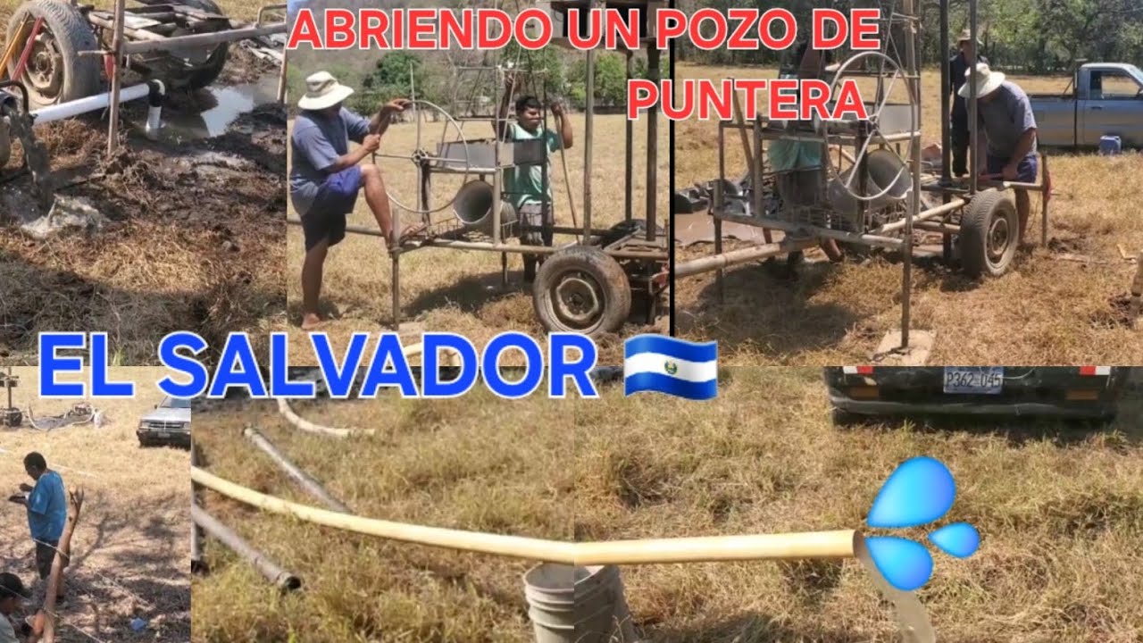 El Salvador abriendo pozo de puntera #elsalvador #pozo #bukele #guanacos